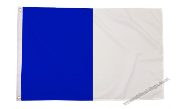 Blue and White Irish County Flag